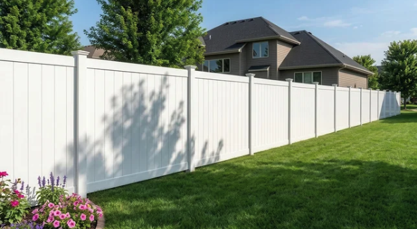 Modern horizontal fence