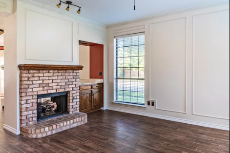 Luxury vinyl plank flooring
