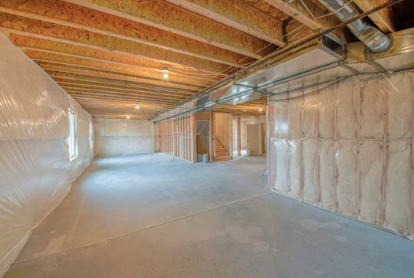 Home insulation installation in attic
